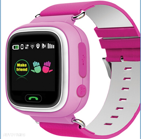 Ceas pentru copii cu GPS Tracker , culoare roz , cu locas SIM - 1