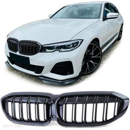 Grile pentru Bmw seria 3 G20 negru lucios - 1