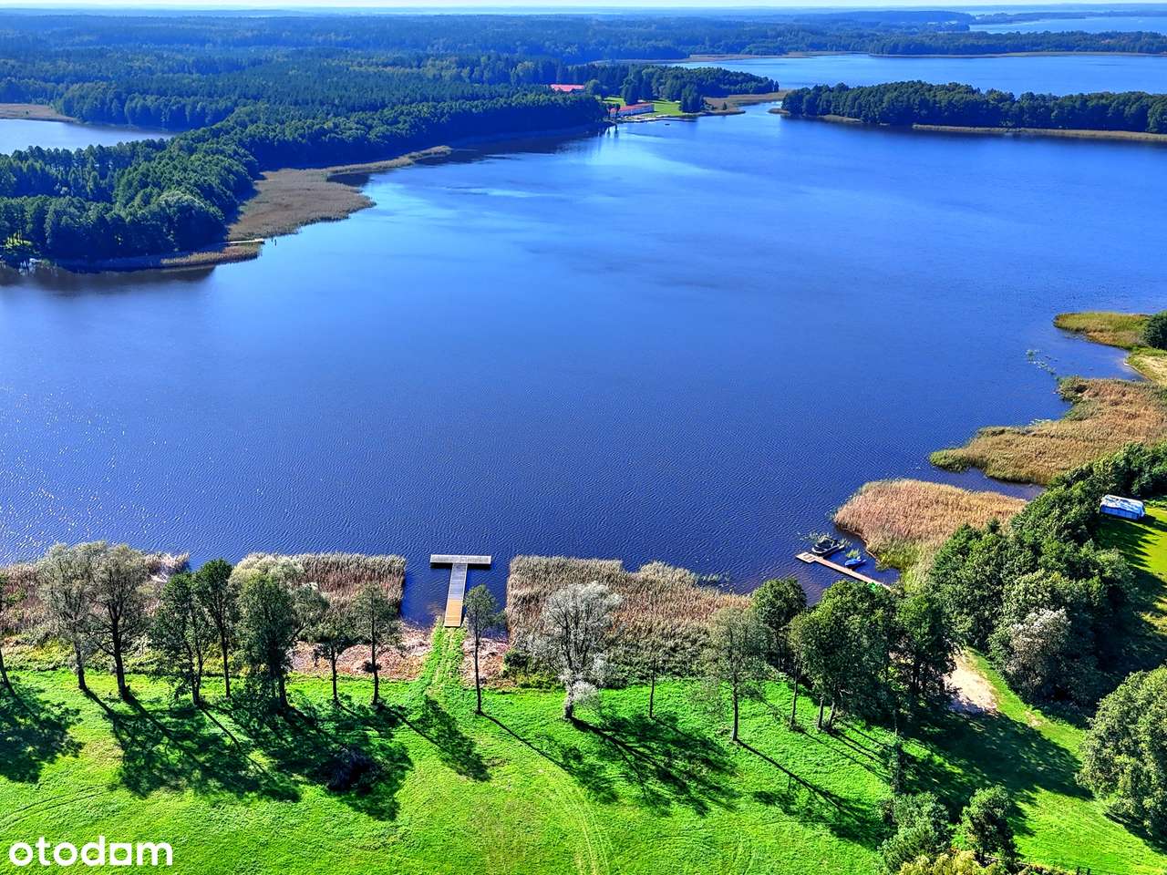 Działka budowlana na Szlaku WJM z linią brzegową.-4