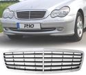 GRELHA FRONTAL PARA MERCEDES CLASSE C W203 00-07 CROMADA - 1