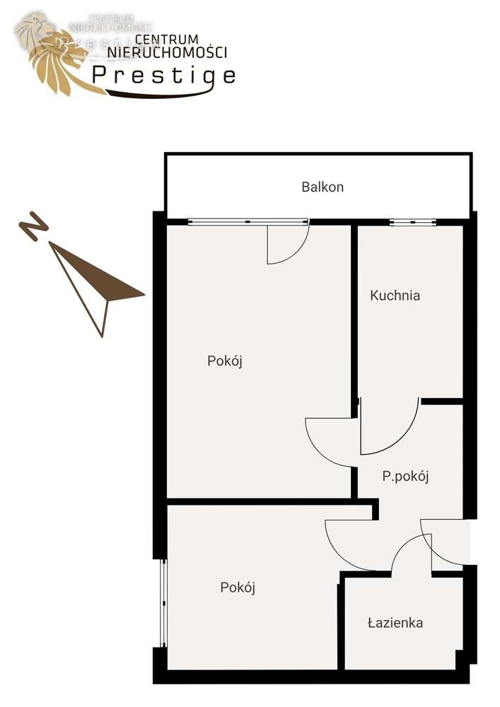 2 pokoje z balkonem przy lesie – 39 m²-8