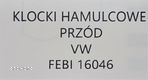 NOWE KLOCKI HAMULCOWE PRZÓD VOLKSWAGEN / SEAT / SKODA / AUDI - 16046 - 5