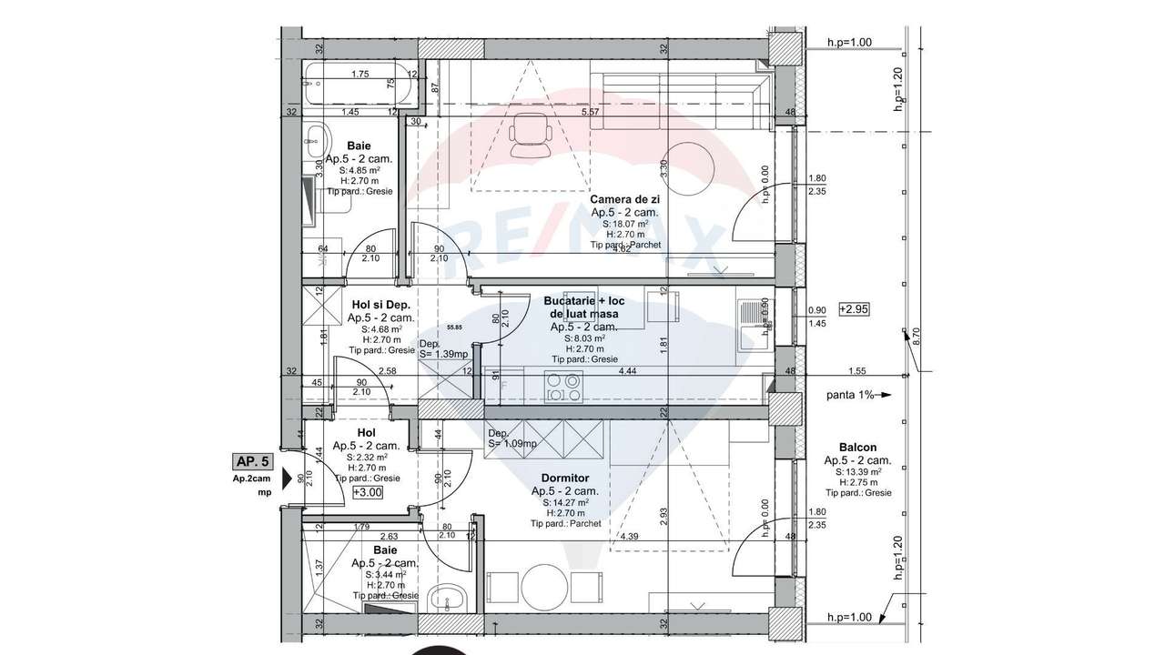 Apartament 2 camere Maurer Avantgarden 3 Faza V Comision 0% - Imagine principală: 4/4