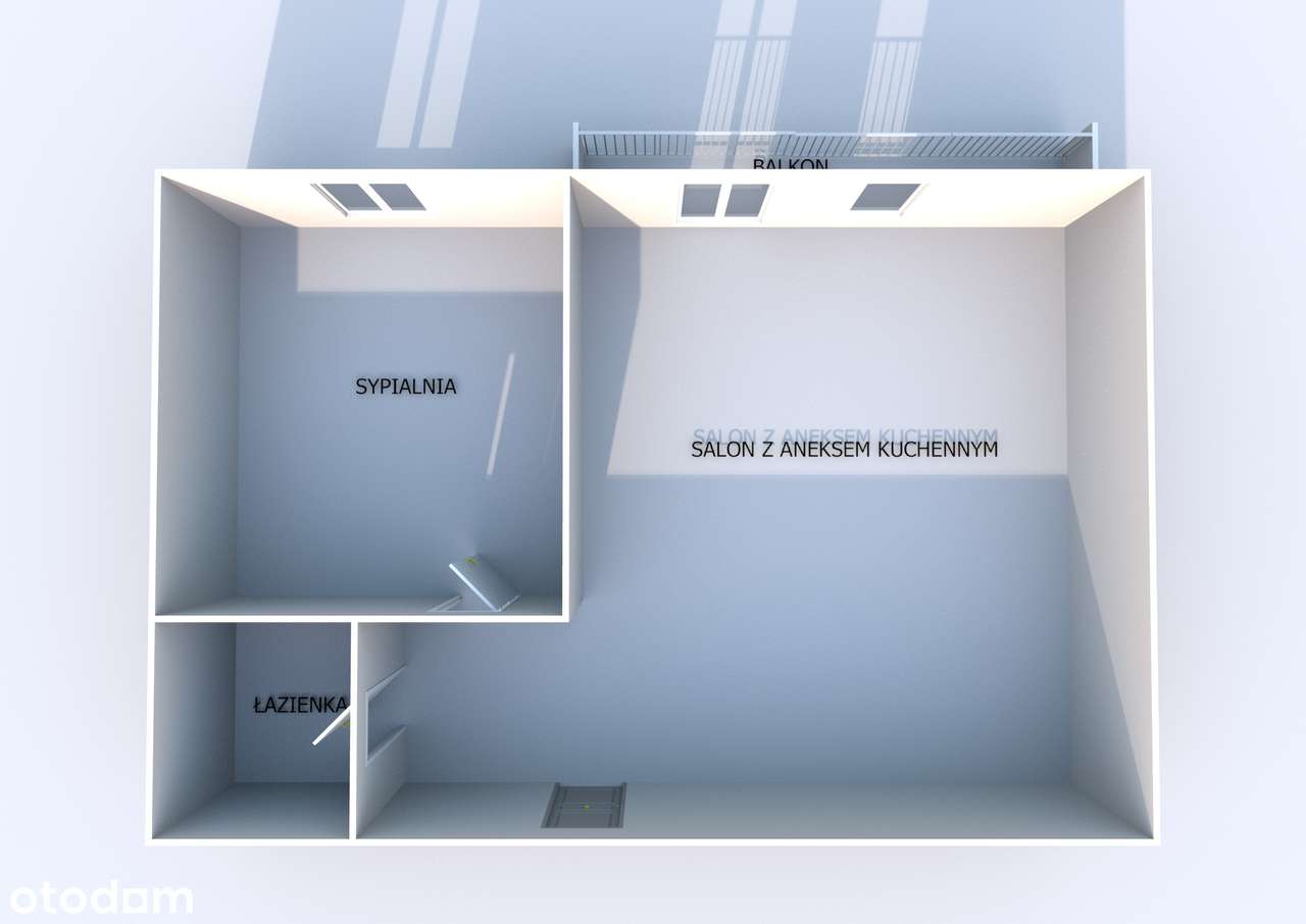 Gotowe do wprowadzenia dwu  pokojowe mieszkanie przy ul. Winnej.-10