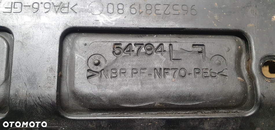 Osłona obudowa miski olejowej Citroen C5 III 2.0 HDI 9652381980 - 6