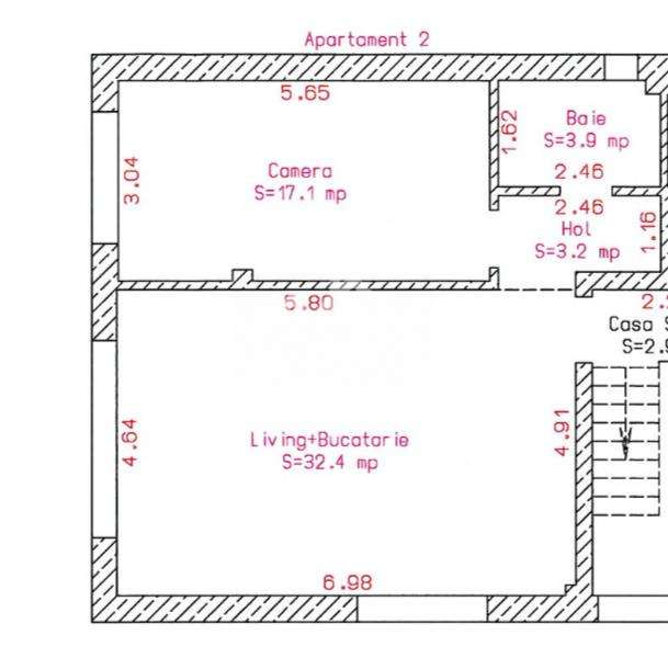 Apartament modern cu 2 camere – confort si stil la etajul 1 - Imagine principală: 5/7