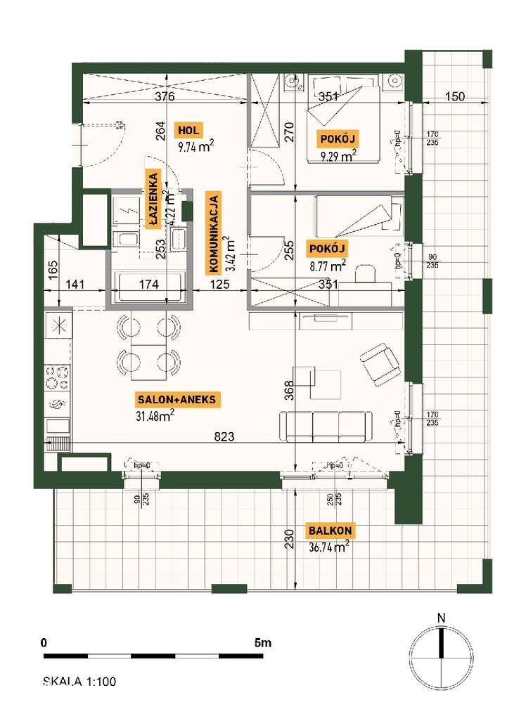 Wyszyńskiego Pstrowskiego | 3-pok. | 94/WP.A - Pełny obrazek: 2/16