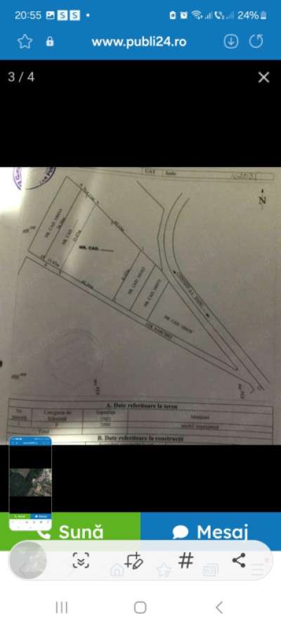 Teren Intravilan 2000 mp spre vanzare in Tocile - Imagine principală: 3/4