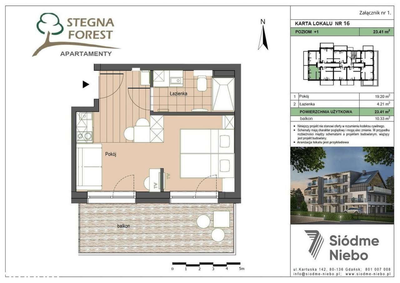 Komfortowy apartament | M16 - Pełny obrazek: 2/7