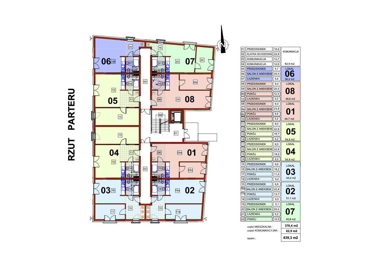 Apartament-Port Mielno, 55m2-10.900 zł /1m2 wykończony "pod klucz"-17