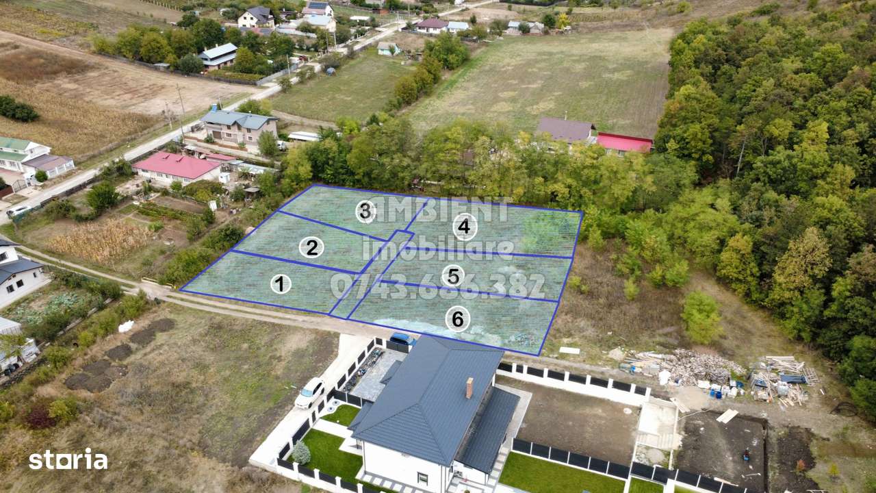 LOTURI de teren INTRAVILAN,  intre 600 - 700 mp, VASLUI, zona Gura Bus - Imagine principală: 2/5