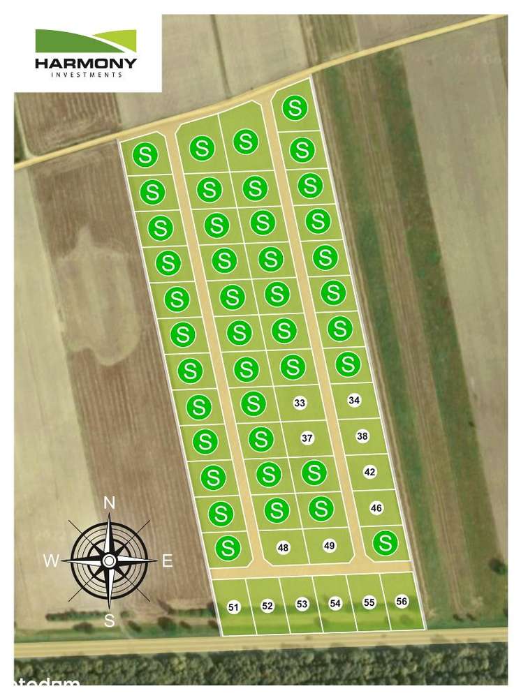 Działki wsród pól i lasów - gm. Kościelec - Pełny obrazek: 5/6