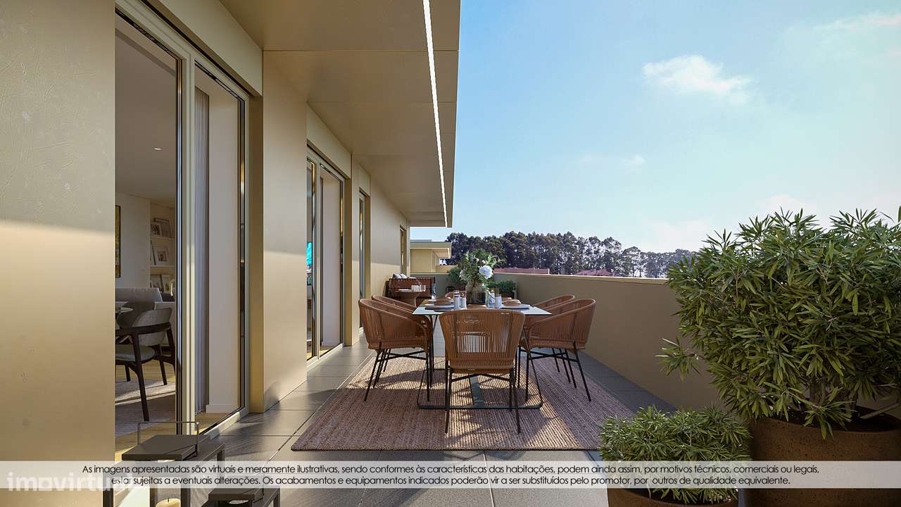 Penthouse T3 Arcozelo NOVO Com Terraço e 3 Frentes ao Intermaché-4
