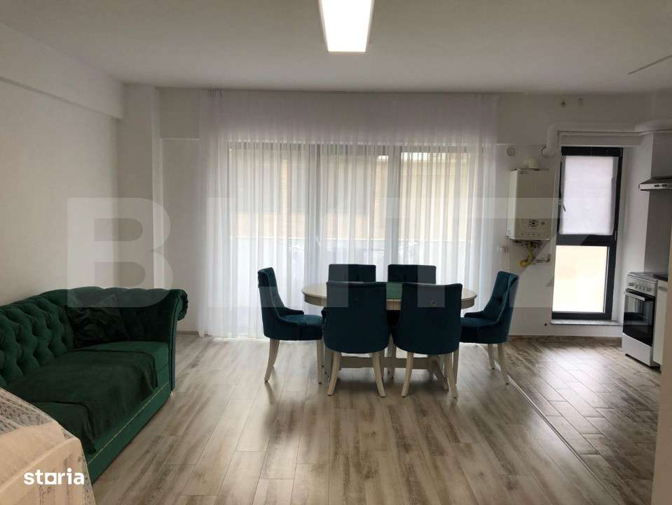 Apartament cu 2 camere, bloc nou, 58 mp, Burdujeni - Imagine principală: 2/9