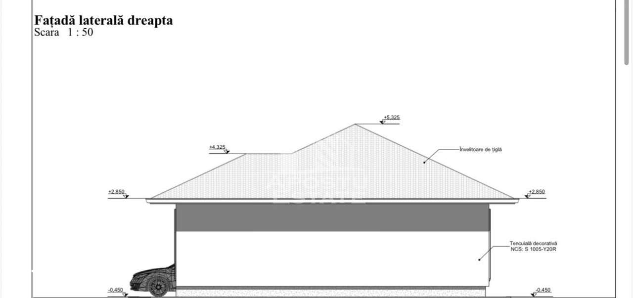 Casa individuala pe parter, 3 camere, garaj, teren 540, zona Braytim - Imagine principală: 4/8