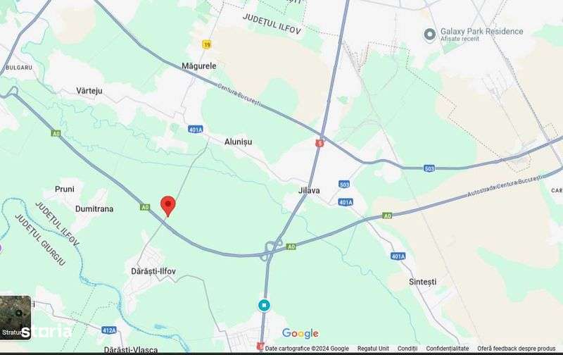 Vand teren pentru hale langa A0 Darasti - Magurele - Bucuresti - Imagine principală: 4/4