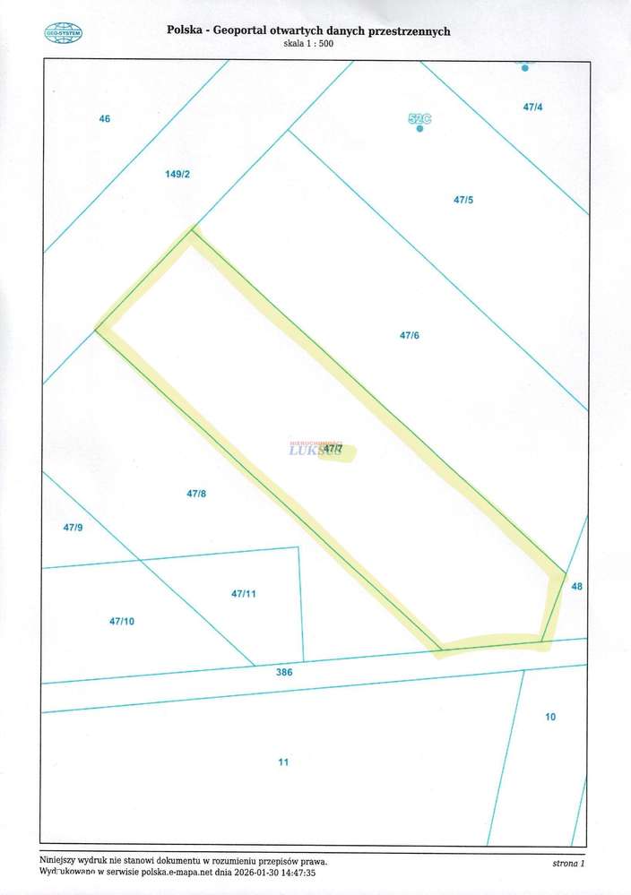Działka rolna 1951 m2-0