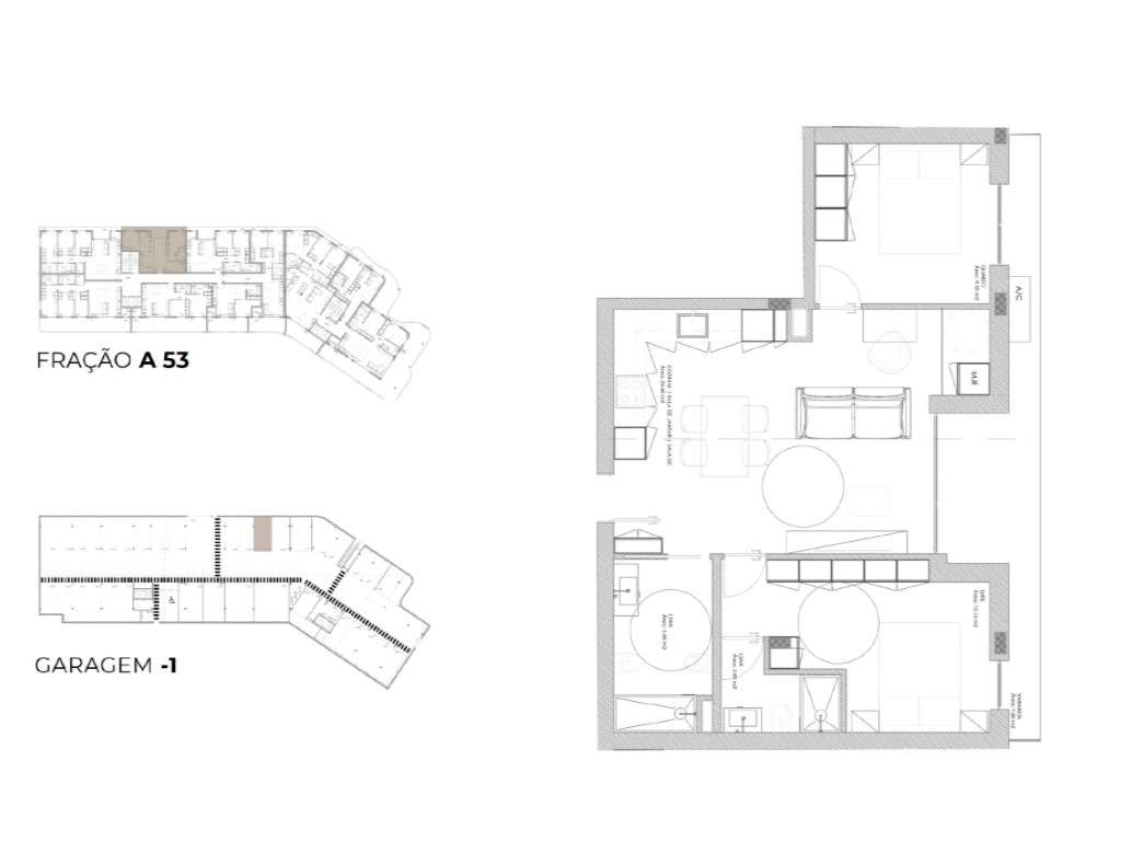 Apartamento T2 | Empreendimento Gaia Premium - Bloco A-7