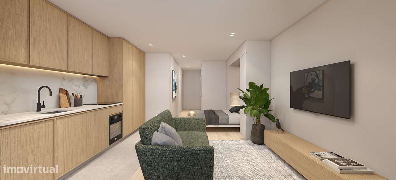 T0 Novo c/ Varanda em Mafamude, Vila Nova de Gaia - Grande imagem: 4/14