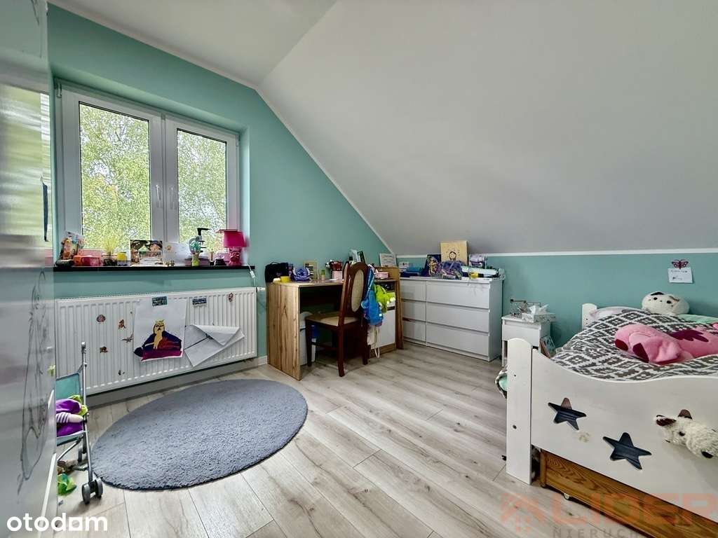 Bliźniak z garażem, ogrzewanie podłogowe 5 pokoi-9