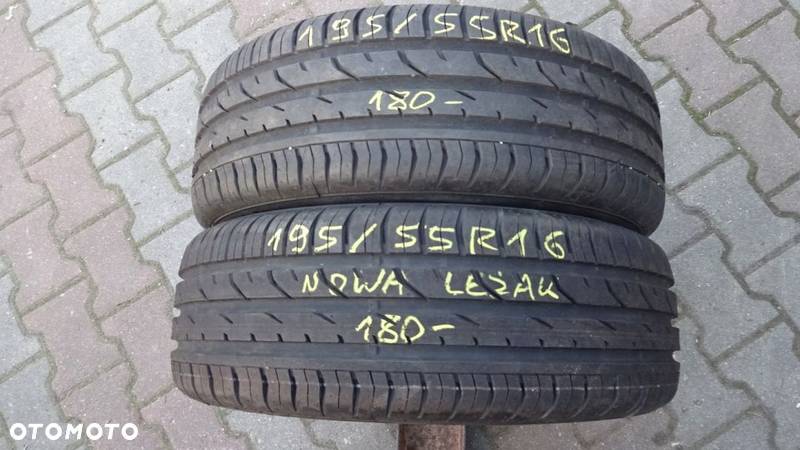 Opony letnie 16 Opel 4x100 195/55R16 ET40 Nowa - 1