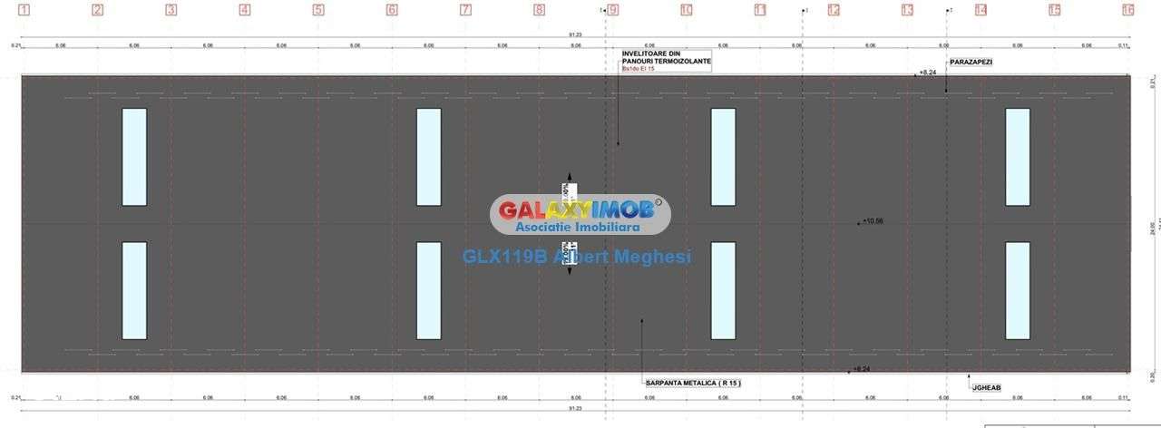 Inchiriere Hala 550 mp deschidere DN3 centura A0 - Imagine principală: 5/8