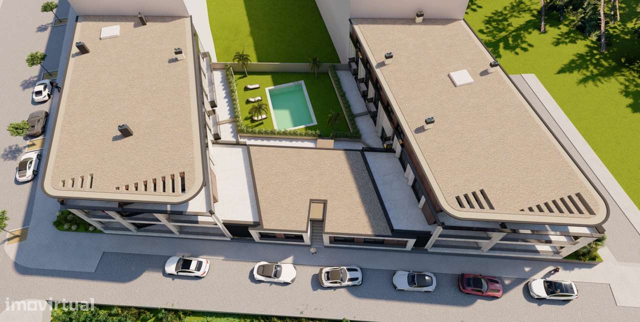 Ap T1 c/ varanda, piscina e garagem -Vila do Conde - Praia de Labruge-6