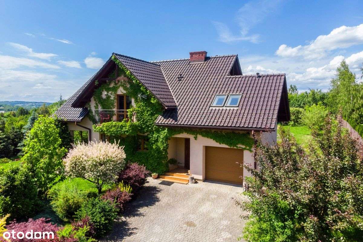 dom z pięknym ogrodem obok Wadowic-0