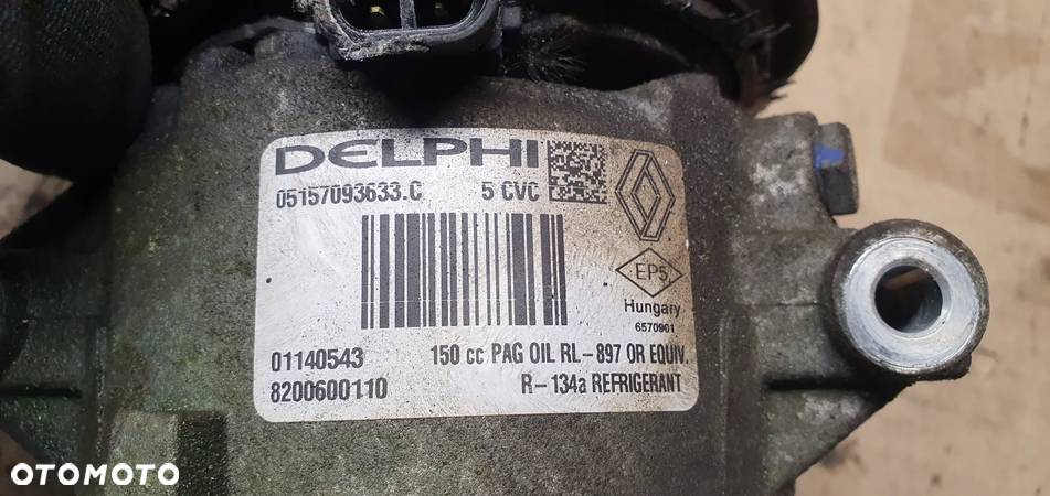 Sprężarka klimatyzacji pompa klimy Renault Megane II 8200600110 - 6