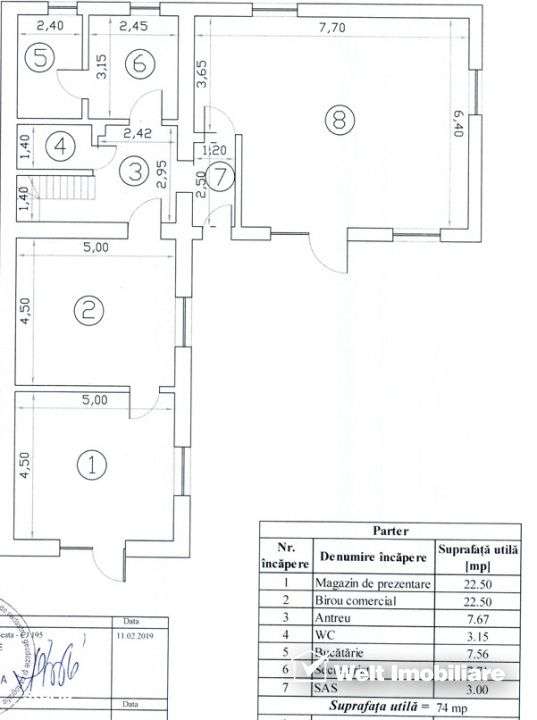 Spatiu de birouri de vanzare – zona premium Grigorescu - Imagine principală: 4/5