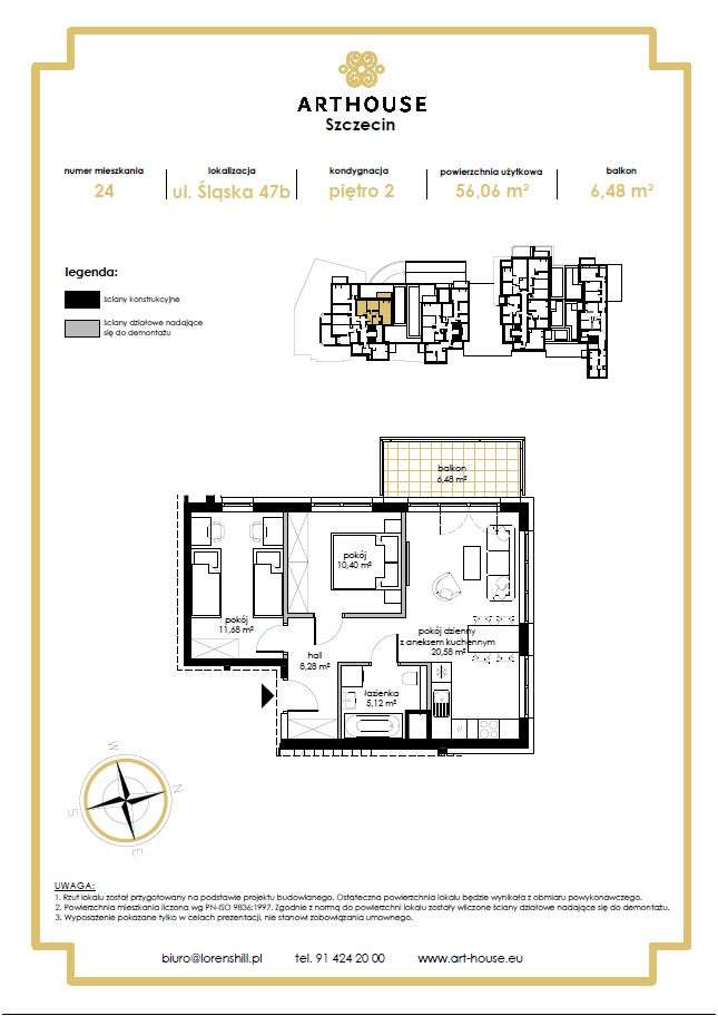 3-pokojowe mieszkanie w prestiżowym projekcie - Pełny obrazek: 3/8