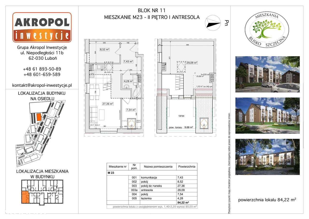 Skarbimierzyce | mieszkanie 4-pok. | B11-M23 - Pełny obrazek: 2/6