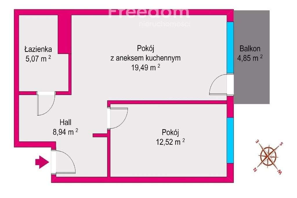 Klimatyzowane Mieszkanie 2 pokoje Kopisto Hartbex - Pełny obrazek: 4/14