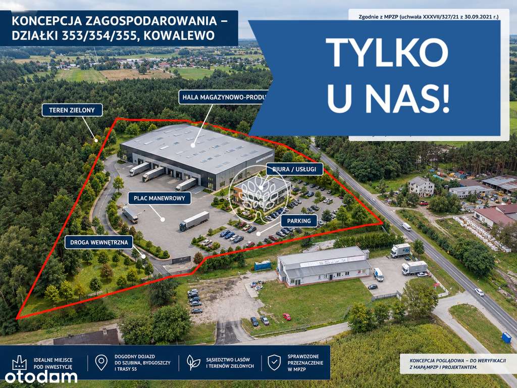 Działki inwestycyjne 11 900+ m² | Kowalewo, Szubin