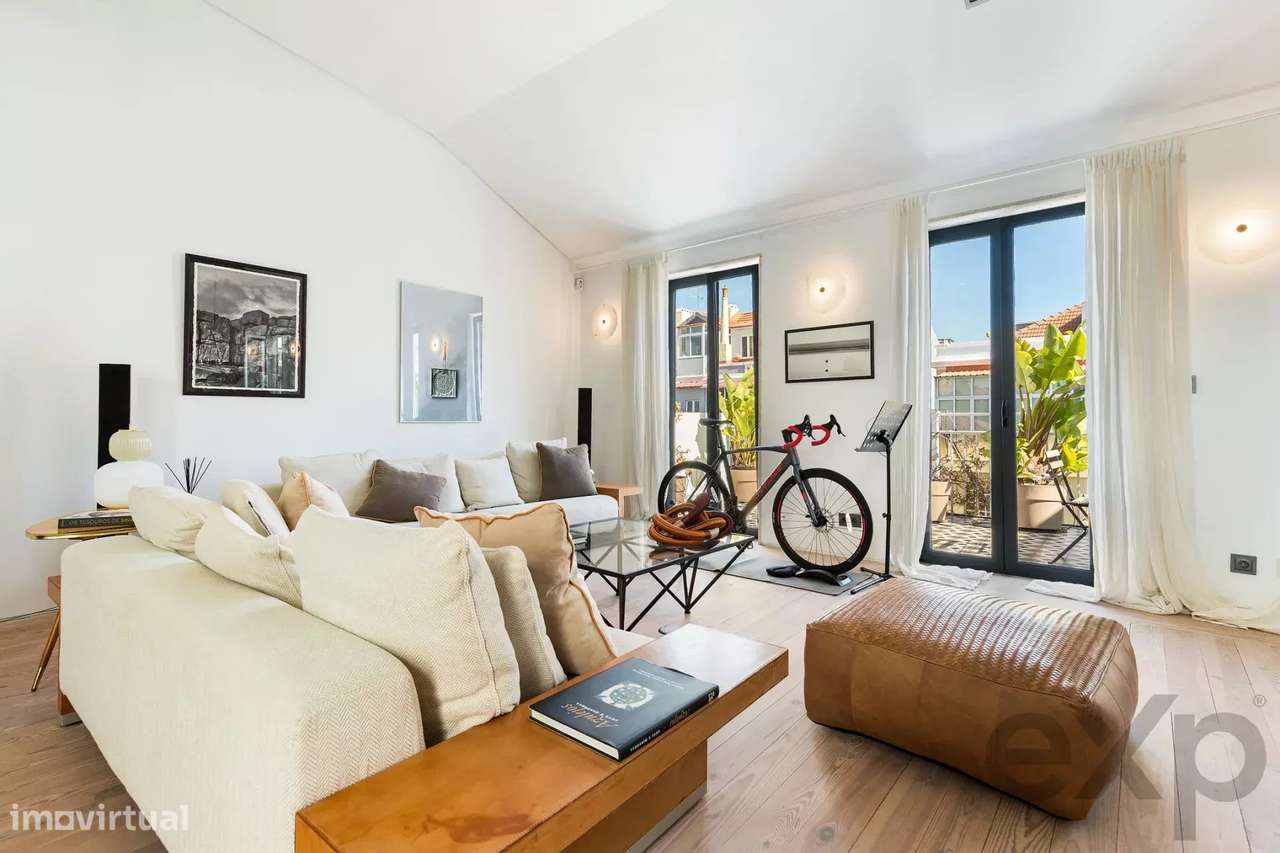 Apartamento T2 com terraço e piscina em condomínio privado - Grande imagem: 5/30