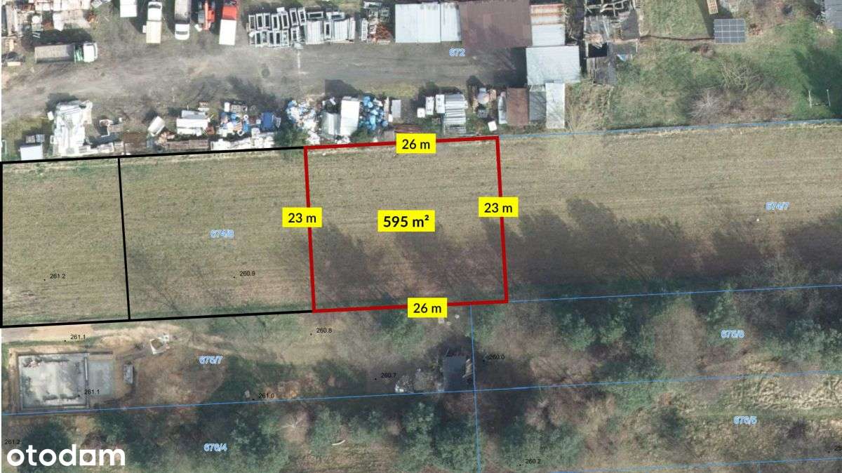 Działka budowlana Rusinowice 595m2-13