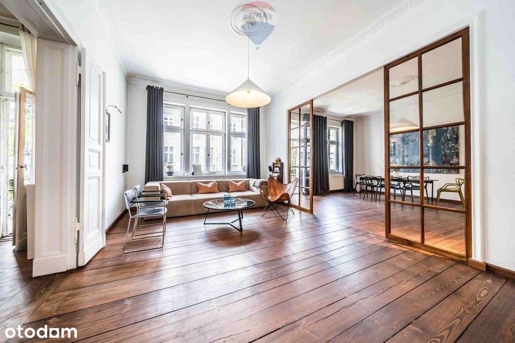 Designerskie 153 m2 balkony kamienica Jeżyce