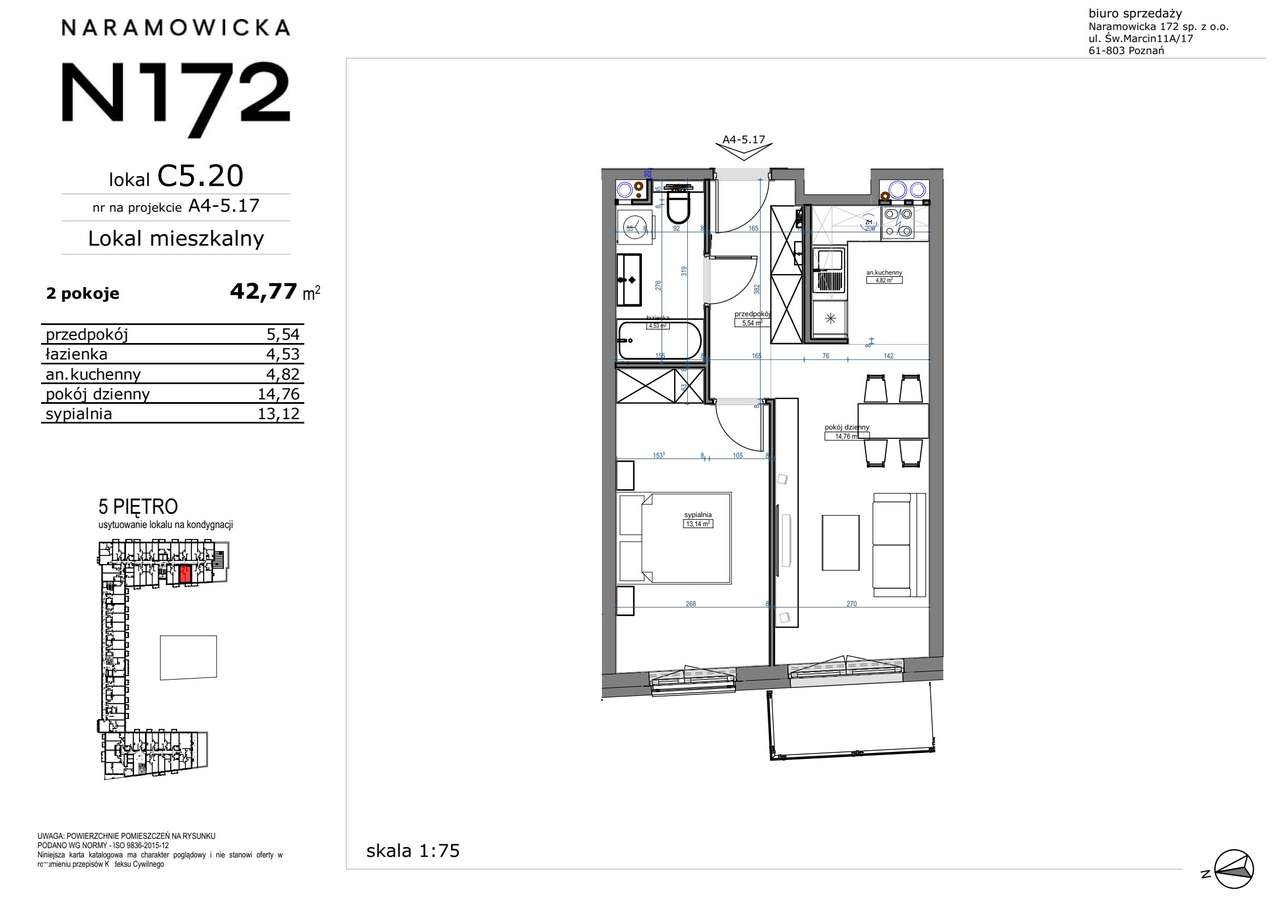 2-pokojowe mieszkanie 42m2 + balkon Bezpośrednio - Pełny obrazek: 2/9