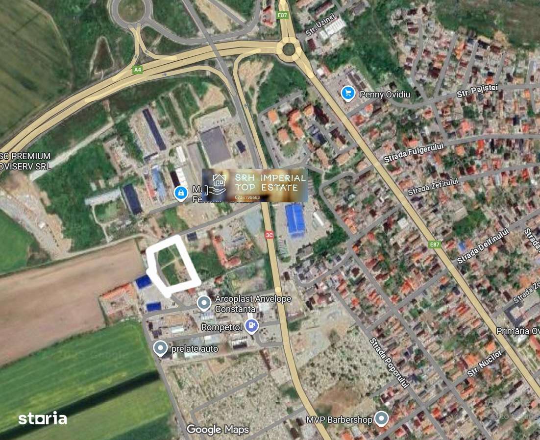 Teren intravilan de vânzare Ovidiu, varianta Ovidiu , Autostrada A4 - Imagine principală: 2/4