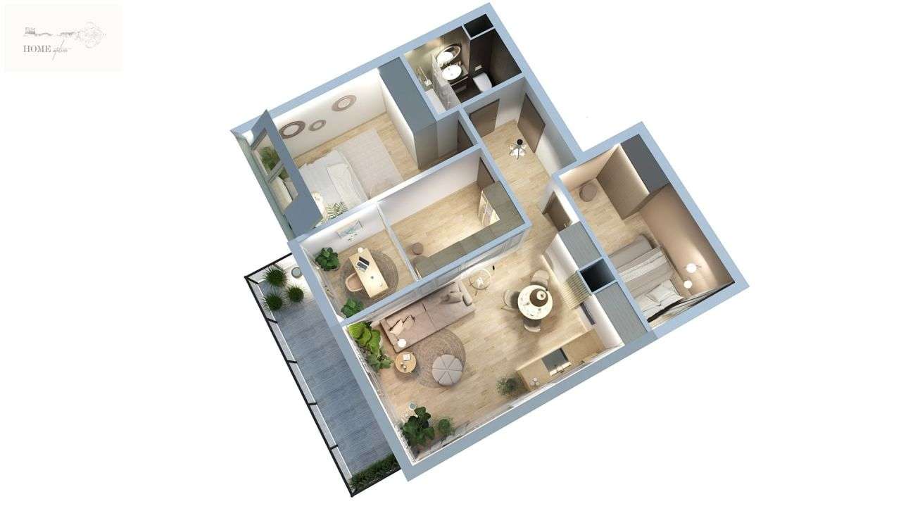 Apartament czteropokojowy z dużym tarasem! - Pełny obrazek: 4/13