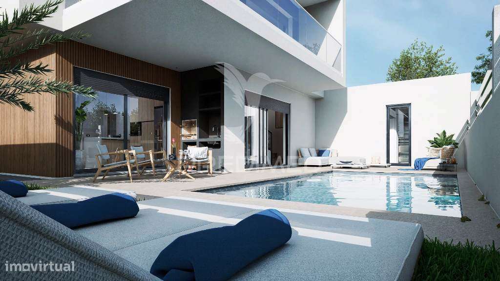 Moradia Isolada Duplex T3, c/Piscina, em Fernão Ferro - Grande imagem: 5/40