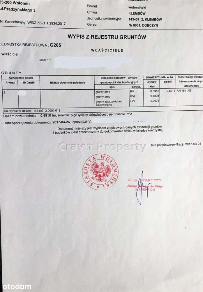 Duża działka pod zabudowę szeregową - Pełny obrazek: 5/7