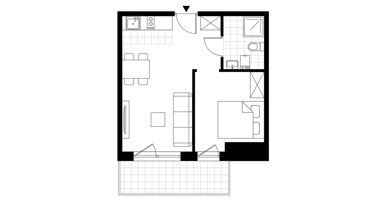Posesja Plażowa | apartament 2-pok. | C310 - Pełny obrazek: 4/9