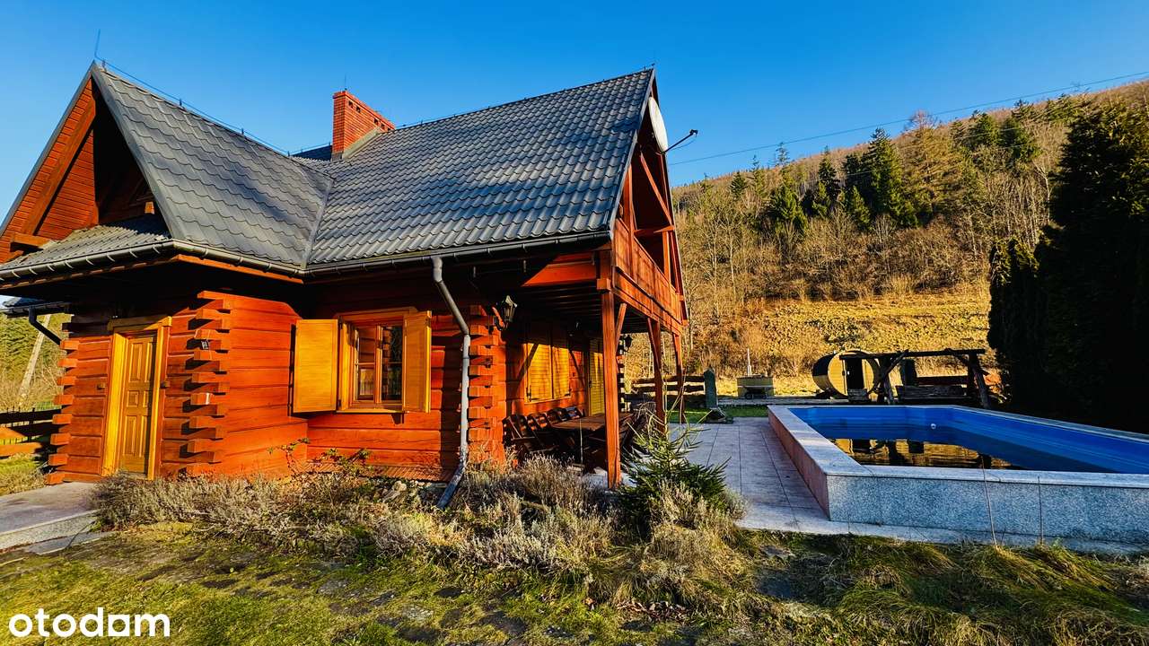 Piękny dom z bala z basenem pod Starym Groniem BRENNA - Pełny obrazek: 5/20