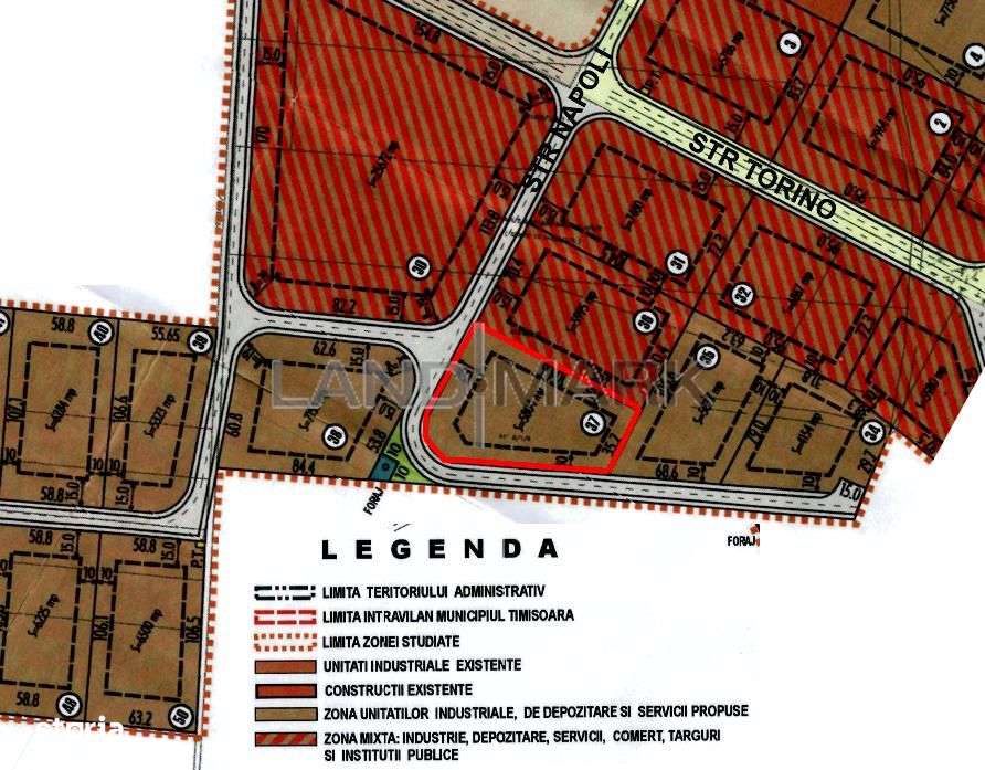 Teren industrial cu PUZ de vanzare in zona Sagului-2