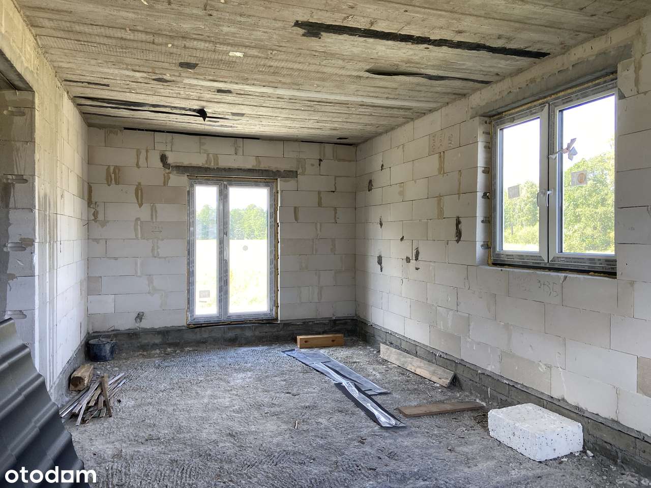 Dom wolnostojący w stanie surowym 113m2 | działka 1263m2 | Franciszków-7