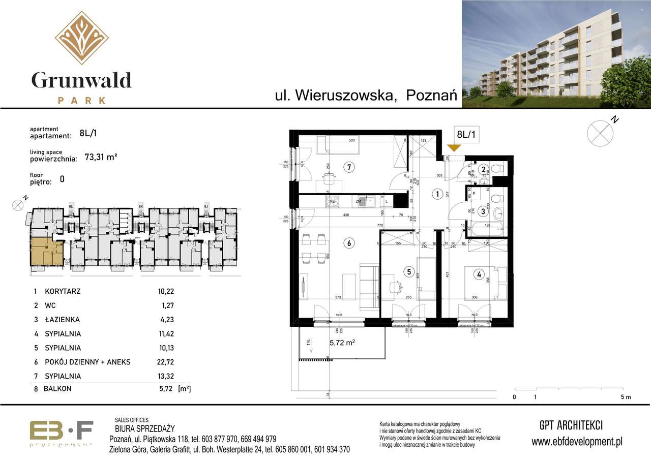 Grunwald Park | mieszkanie 4-pok. | 8L_1 - Pełny obrazek: 2/7