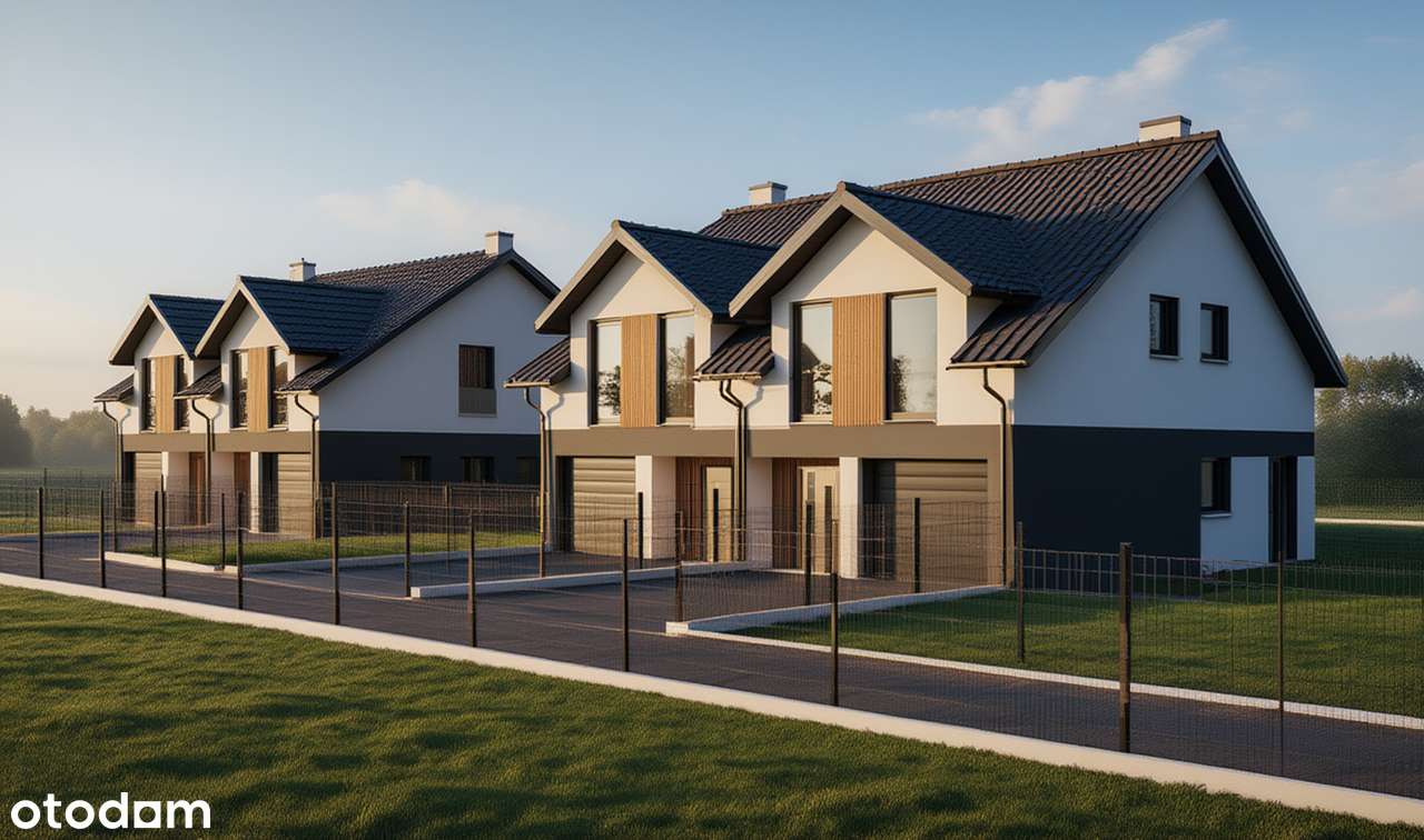 Dom z garażem w stanie deweloperskim,zielona okolica,blisko miasta! - Pełny obrazek: 3/6