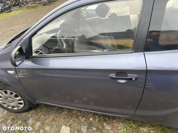 HYUNDAI I20 08-14 3D DRZWI LEWE PRAWE KOMPLETNE SZYBA PODNOŚNIK ZAMEK KOLOR 2E - 1