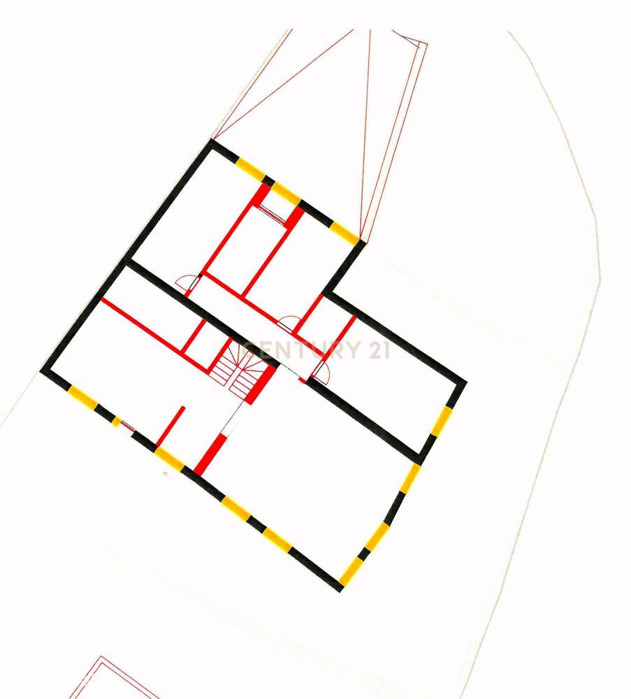 Terreno Urbano com ruína e projeto aprovado para uma moradia T4 na Mou-16